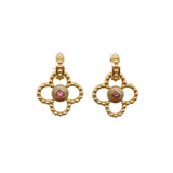 BOUCLES D'OREILLES GIORLA TOURMALINE ROSE