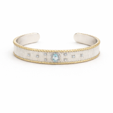 Bracelet Camala argent topaze bleue