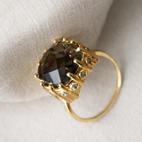 BAGUE KALLYS QUARTZ FUMÉ