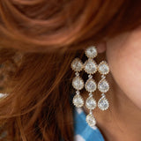 BOUCLES D'OREILLES NESIS ARGENT ZIRCONS