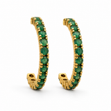 CRÉOLES MUSES ONYX VERT