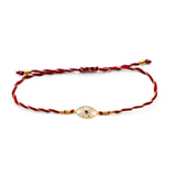 BRACELET KOMA BORDEAUX ET DIAMANTS