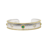BRACELET VICTORIA ARGENT ONYX VERT