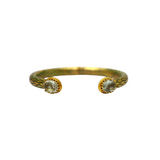 BRACELET SALOMÉ EMAIL VERT & AMETHYSTE VERTE