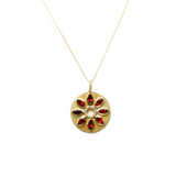 COLLIER ZOLA GRENAT