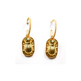 BOUCLES D'OREILLES SCARABÉE