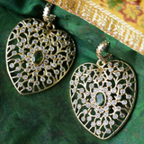 BOUCLES D'OREILLES NAHÉE TOURMALINE VERTE