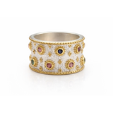 BAGUE BEATA ARGENT TOURMALINES