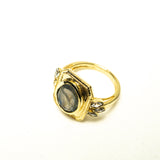 BAGUE ATHENA LABRADORITE