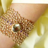 BRACELET NAXOS AMETHYSTE VERTE