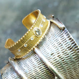 BRACELET KOS OR AMETHYSTE VERTE