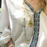 COLLIER OPHIRA PERIDOT