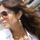 BOUCLES D'OREILLES MEDUSA TOURMALINES