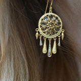 BOUCLES D'OREILLES KOMA CITRINE