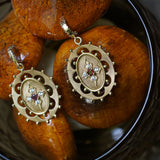 BOUCLES D'OREILLES CORSEA TOURMALINE ROSE
