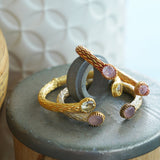 BRACELET SALOMÉ AMETHYSTE VERTE