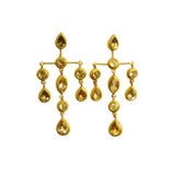 BOUCLES D'OREILLES JUSTINE CITRINE