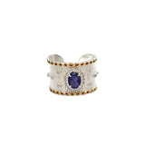 BAGUE CAMALA ARGENT IOLITE