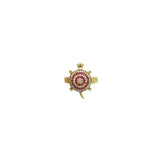 BAGUE FIDELA ZIRCONS ROSE