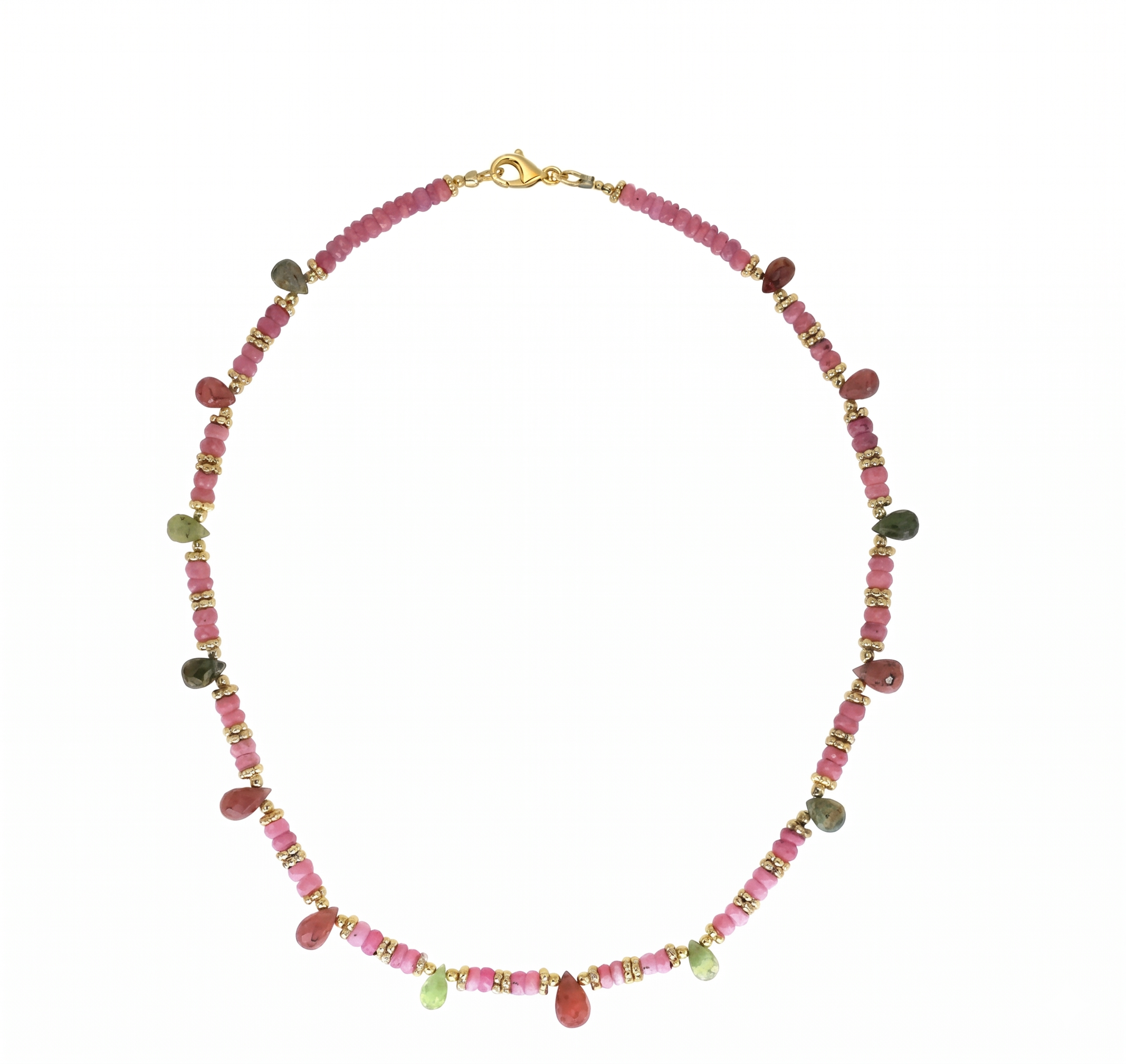 COLLIER INAYA TOURMALINE VERTE