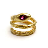 BAGUE ANJALI TOURMALINE ROSE