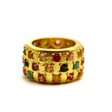 BAGUE ANAE MULTI TOURMALINES GRAND MODELE