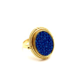 BAGUE ANATOLI GALUCHAT BLEU