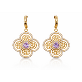 BOUCLES D'OREILLES EMMY AMÉTHYSTE