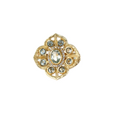 BAGUE DEMILA TOPAZE BLEU