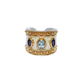BAGUE GRANCIA TOPAZE BLEU/IOLITE