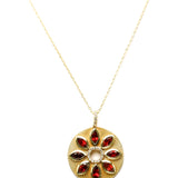 COLLIER ZOLA GRENAT