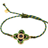 BRACELET GIULIA EMAIL VERTE & SAPHIR