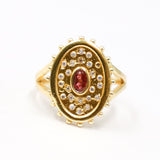 BAGUE HORRIA TOURMALINE ROSE