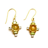 BOUCLES D'OREILLES CAPRI CITRINE