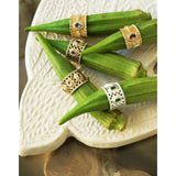 BAGUE ANALI OR QUARTZ ROSE