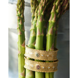BRACELET KOS OR TOURMALINES ROSE