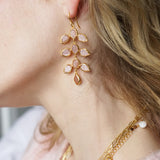 BOUCLES D'OREILLES NOA PEACH MOON