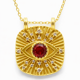 Collier Netra Or Tourmaline Rose