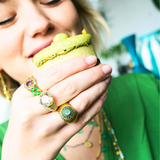 BAGUE SERENNA - ONYX VERT
