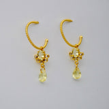 BOUCLES D'OREILLES KARLA LEMON QUARTZ