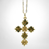 COLLIER POSITANO LABRADORITE/ PIERRE DE LUNE