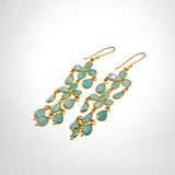 BOUCLES D'OREILLES VICTOIRE AMAZONITE