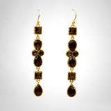 BOUCLES D'OREILLES MAURYA QUARTZ FUMÉ