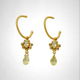 BOUCLES D'OREILLES KARLA LEMON QUARTZ