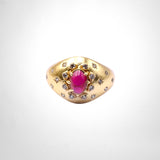 BAGUE DISCIA RUBIS