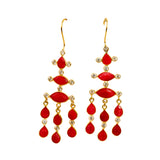 BOUCLES D'OREILLES LIZIA RUBIS