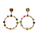 BOUCLES D'OREILLES FANNY TOURMALINES