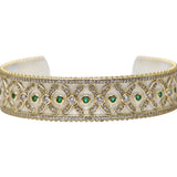 BRACELET CORFOU ARGENT/ONYX VERT