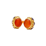 BAGUE TIYA CORNALINE - AMÉTHYSTE