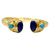 BRACELET NILAYA LAPIS LAZULI / TURQUOISE